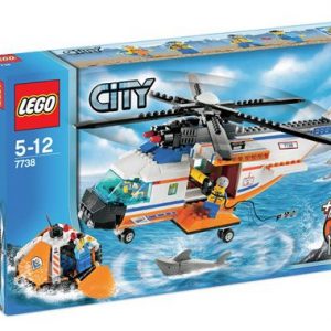 LEGO® 7738 City Helikopter i tratwa ratunkowa straży przybrzeżnej