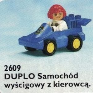 LEGO® 2609 Duplo Samochód wyścigowy z kierowcą