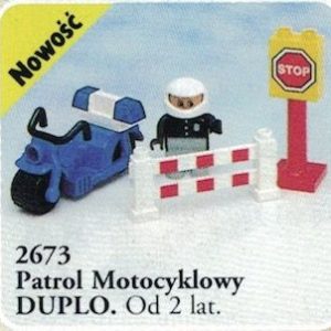 LEGO® 2673 Duplo Patrol motocyklowy