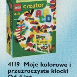 LEGO® 4119 Creator Moje kolorowe przezroczyste klocki