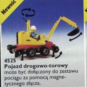 LEGO® 4525 Pociąg Pojazd drogowo – torowy