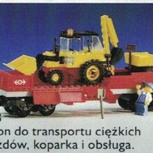 LEGO® 4543 Pociąg Wagon do transportu ciężkich pojazdów