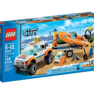 LEGO® 60012 City Wóz terenowy i łódź nurków