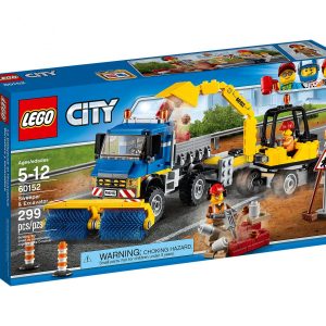 LEGO® 60152 City Zamiatacz ulic i koparka
