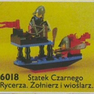 LEGO® 6018 Castle Statek Czarnego Rycerza