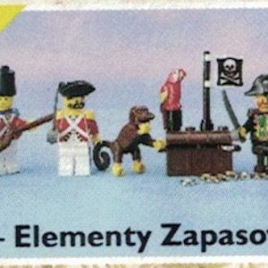 LEGO® 6252 Pirates Piraci, Żołnierze, skarb, papuga i małpa