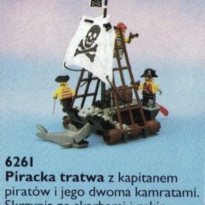 LEGO® 6261 Pirates Piracka tratwa z kapitanem