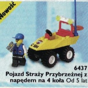 LEGO® 6437 Town Pojazd straży przybrzeżnej z napędem na 4 koła
