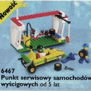 LEGO® 6467 Town Punkt serwisowy samochodów wyścigowych