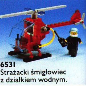 LEGO® 6531 Town Strażacki śmigłowiec z działkiem wodnym
