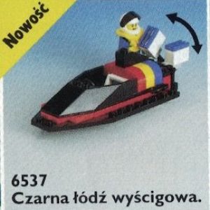 LEGO® 6537 Town Czarna łódź wyścigowa