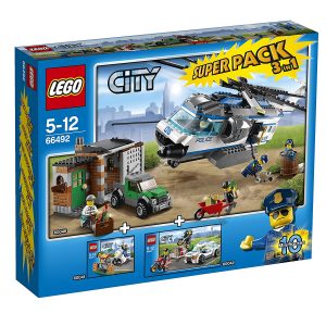 LEGO&reg; 66492 City Policja, zestaw 3w1