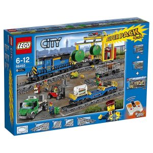 LEGO® 66493 City Pociąg Towarowy zestaw 4w1