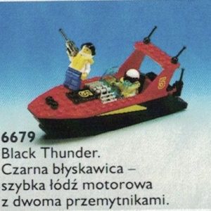 LEGO® 6679 Town Black Thunder – Czarna Błyskawica