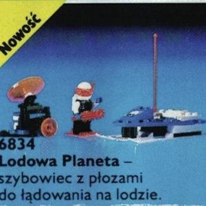 LEGO® 6834 Space Lodowa Planeta – szybowiec z płozami
