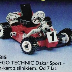 LEGO® 8815 Technic Dakar sport – go-kart z silnikiem
