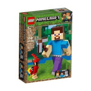 LEGO&reg; 21148 Minecraft BigFig &ndash; Steve z papugą