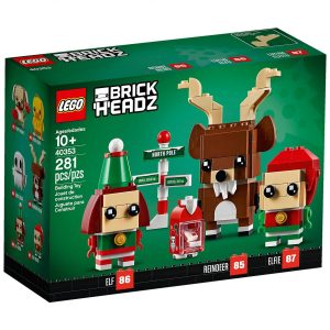 LEGO® 40353 BrickHeadz Renifer, elf i elfka