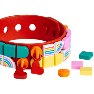 LEGO® 41953 DOTS Tęczowa bransoletka z zawieszkami
