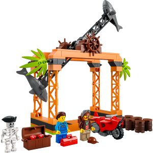 LEGO® 60342 City Wyzwanie kaskaderskie: atak rekina