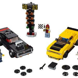 LEGO&reg; 75893 Speed Champions 2018 Dodge Challenger SRT Demon oraz 1970 Dodge Charger R/T