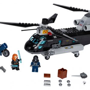 LEGO® 76162 Marvel Super Heroes Czarna Wdowa i pościg helikopterem