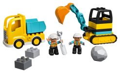 LEGO® 10931 Duplo Ciężarówka i koparka gąsienicowa