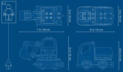 LEGO® 10931 Duplo Ciężarówka i koparka gąsienicowa