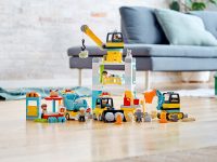 LEGO® 10933 Duplo Żuraw wieżowy i budowa