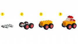 LEGO® 11014 Classic Klocki na kołach