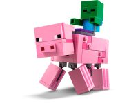LEGO® 21157 Minecraft Minecraft BigFig – Świnka i mały zombie