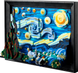 LEGO® 21333 Ideas „Gwiaździsta noc” Vincenta van Gogha