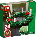 LEGO® 40426 Okolicznościowe Bożonarodzeniowy wieniec 2 w 1