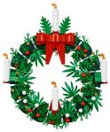 LEGO® 40426 Okolicznościowe Bożonarodzeniowy wieniec 2 w 1