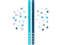 LEGO® 41942 DOTS Głębiny – bransoletki z zawieszkami