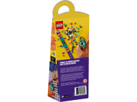 LEGO® 41945 DOTS Neonowy tygrys – bransoletka i zawieszka na torbę