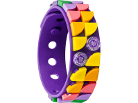 LEGO® 41945 DOTS Neonowy tygrys – bransoletka i zawieszka na torbę