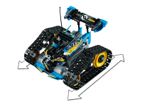 LEGO® 42095 Technic Sterowana wyścigówka kaskaderska