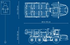 LEGO® 42114 Technic Wozidło przegubowe Volvo 6×6