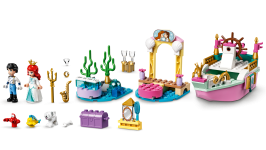 LEGO® 43191 Disney Świąteczna łódź Arielki