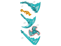 LEGO® 71731 Ninjago Epicki zestaw bojowy – Zane kontra Nindroid