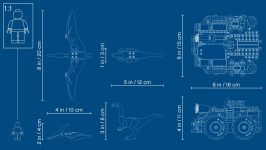 LEGO® 75940 Jurassic World Gallimim i pteranodon: ucieczka