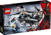 LEGO® 76162 Marvel Super Heroes Czarna Wdowa i pościg helikopterem