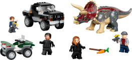 LEGO® 76950 Jurassic World Triceratops i zasadzka z pick-upem