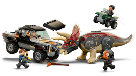 LEGO® 76950 Jurassic World Triceratops i zasadzka z pick-upem