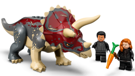LEGO® 76950 Jurassic World Triceratops i zasadzka z pick-upem