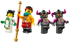 LEGO® 80006 Monkie Kid Motocykl Biały Smok