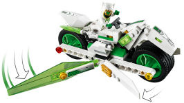 LEGO® 80006 Monkie Kid Motocykl Biały Smok