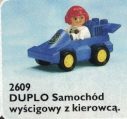 LEGO® 2609 Duplo Samochód wyścigowy z kierowcą