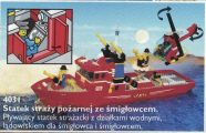 LEGO® 4031 Statki Statek straży pożarnej z śmigłowcem